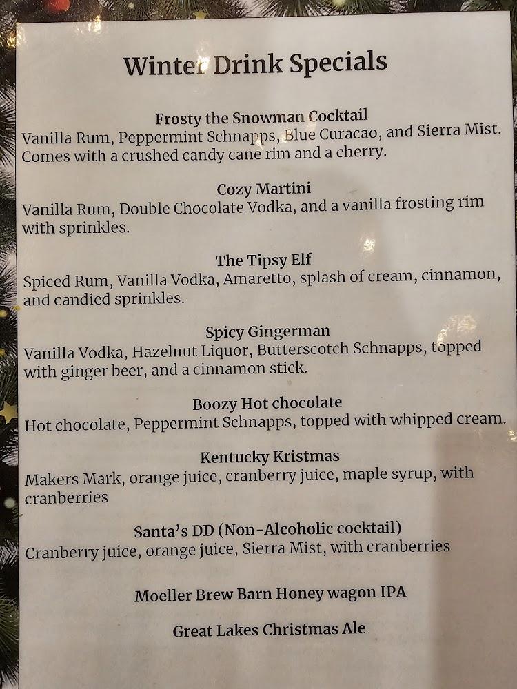 Sunset Bistro - Bowling Green, OH Menu image 1